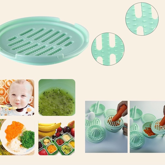 Baby food maker processor alat mpasi bayi grinding bowl saringan penghalus makanan bayi