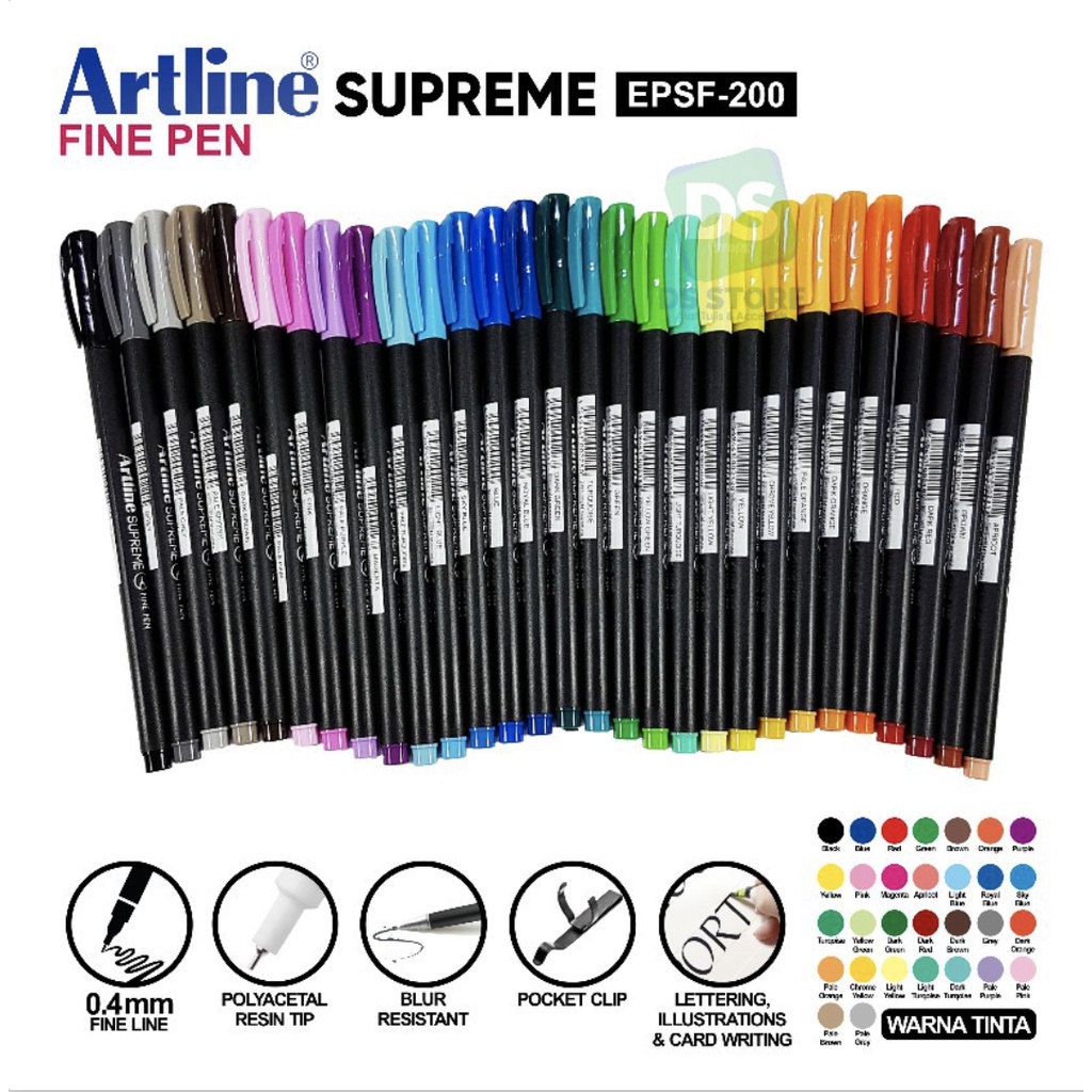 

Spidol Artline EPFS-200 0.4 MM