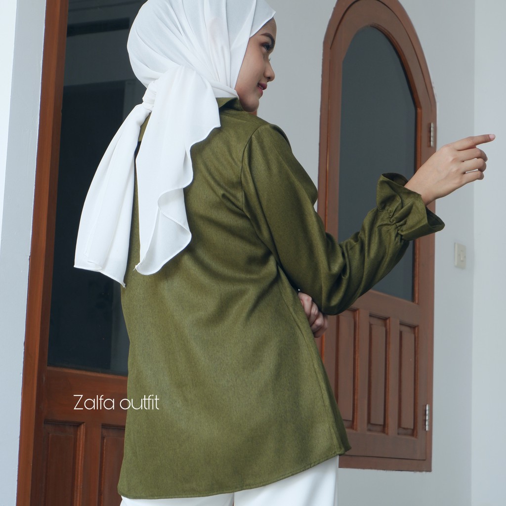 BLOUSE MEDINA by ZALFA OUTFIT / blouse wanita murah / blouse kekinian-4