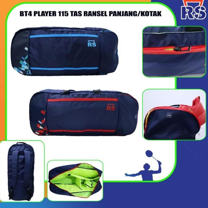 RS BT4 PLAYER 115 TAS RANSEL PANJANG KOTAK TAS BADMINTON ORIGINAL SDFS6546D