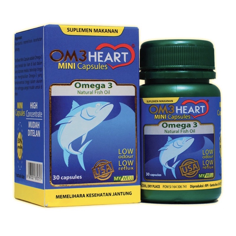 OM3 HEART Ome Heart Mini Capsules 30s