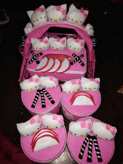 Toples Set Flanel + Keranjang Aqua  16 Lubang