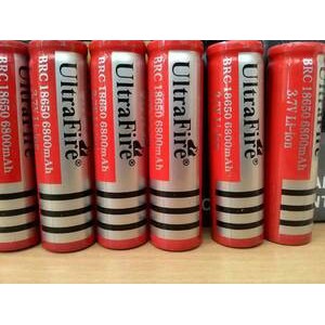 BATERAI ULTRAFIRE 18650 6800MAH - BATTERY / BATERE / BATTERE SILVE