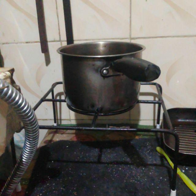 Tatakan Behel Kompor Gas Umum - Tangkringan Besi Satu Tungku Multi Kuat Menahan Beban