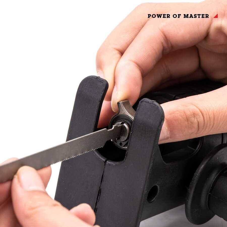 SET ALAT KONEKTOR MODIFIKASI BOR LISTRIK TANGAN JADI MESIN GERGAJI + 3 PCS MATA GERGAJI -BG65-A