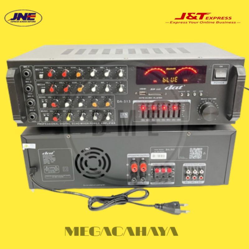 Power mixer Amplifier DAT DA313 Ampli Karoke DA 313 AMPLI KAROKE MUSIK MUSIC MP3 AUDIO SOUND ASLI