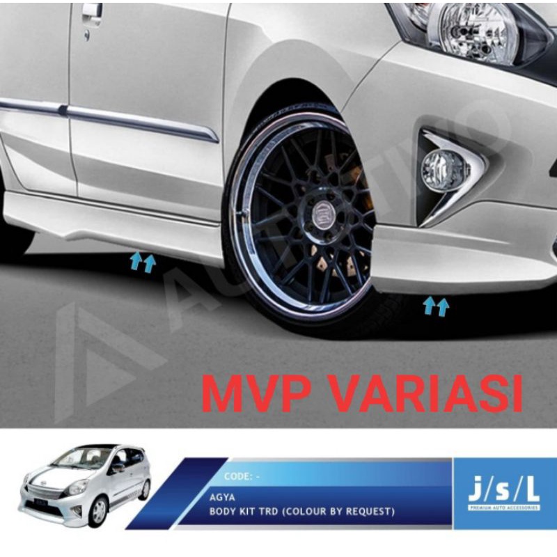 Toyota Agya Body Kit (Color by Request) / Aksesoris Eksterior Agya
