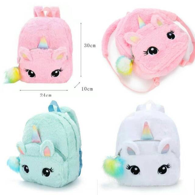 

Bag unicorn three color Ukuran tertera di foto Color white. Pink. And blue