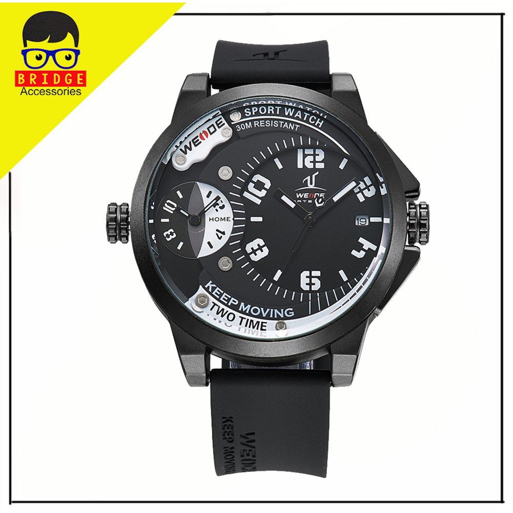 Murah Original Weide 1501 Jam Tangan Pria Sport Water Resistant 30M