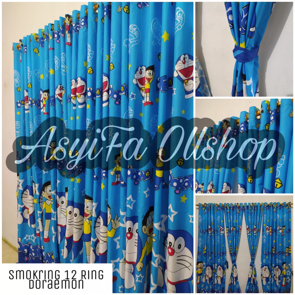 PROMO  Gorden Smokring Karakter Ring 12 Bisa Jendela Karakter Doraemon Biru 