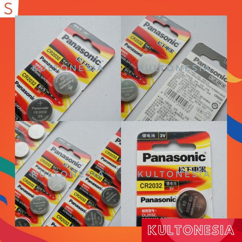 Baterai Kancing Panasonic CR2032 1pcs