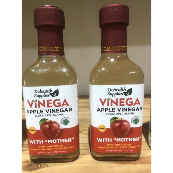 

DEHALTH SUPPLIES - Vinega Vinegar Cuka Apel Alami 250ml