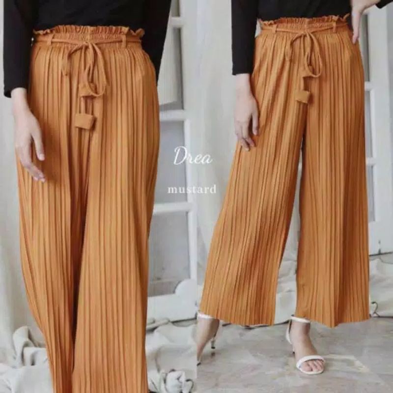 kulot plisket tali lonceng / ALONE PLISKET