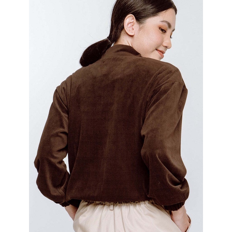 THENBLANK | Bomber Corduroy Jacket Regular | Hickory-3
