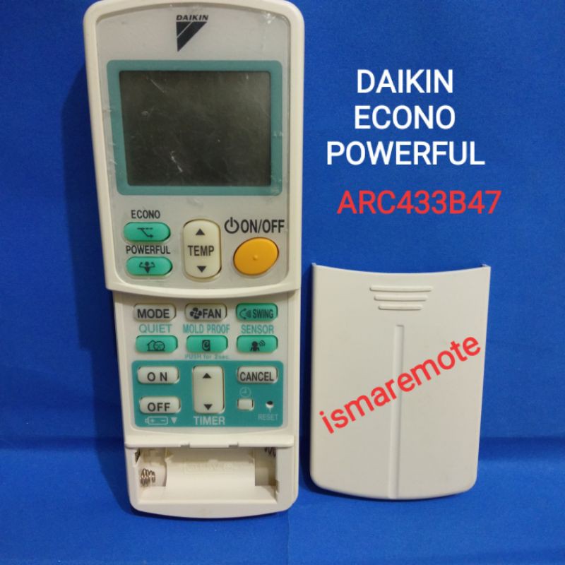 REMOTE REMOT AC DAIKIN ECONO POWERFUL ORIGINAL SECOND