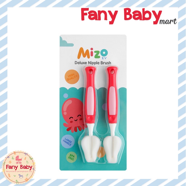 MIZO DELUXE NIPPLE CLEANING BRUSH (2 PCS)