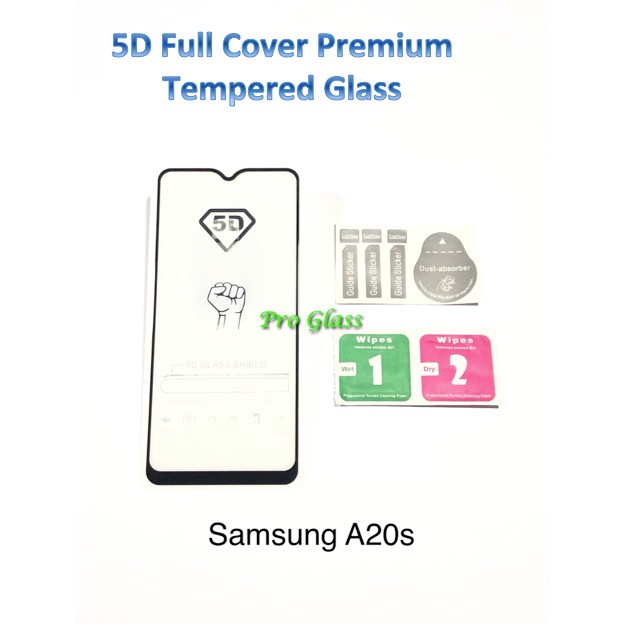 Samsung A20s 5D 9D Full Cover Magic Glass Premium Tempered Glass