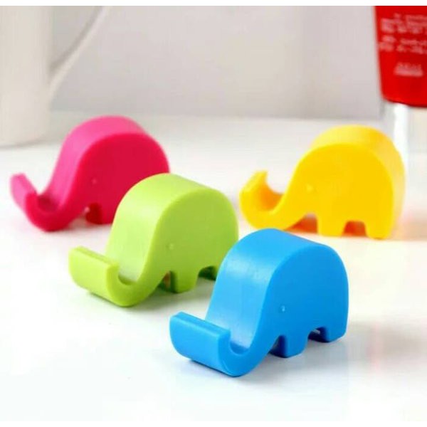 Stand Holder HP Handphone Tablet Bentuk Gajah Mini Lucu Dudukan HP Penyangga Serbaguna