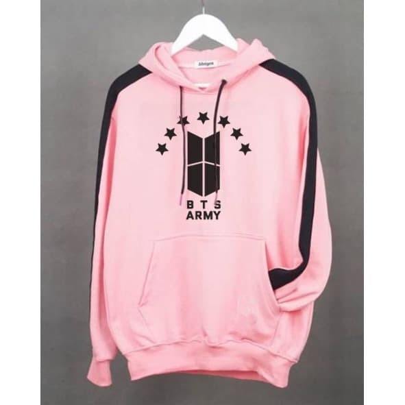 JAKET BTS ARMY PINK Jaket Gaya Korea Termurah Jaket KPOP Terlaris
