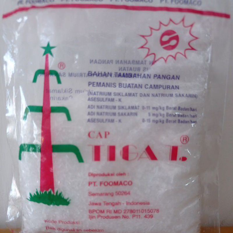 

pemanis buatan cap tiga T