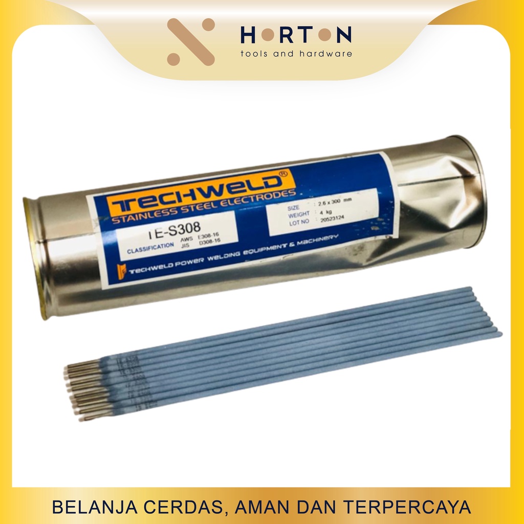 PER PCS Kawat Las Stainless SS308 1.6MM 2MM 2.6MM Per Pcs / Stainless Steel Electrodes