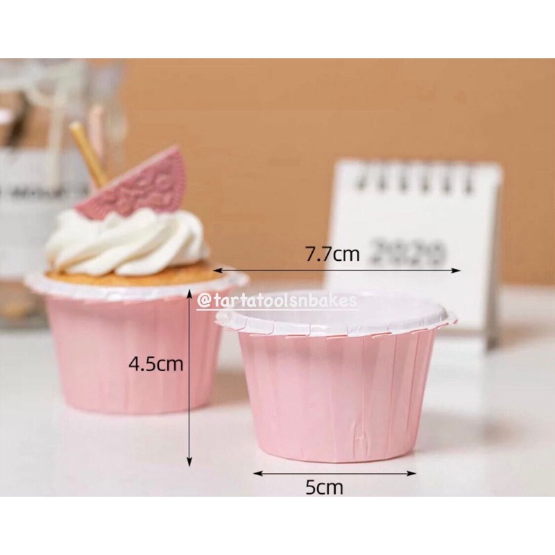 Cup Cupcake Curling | Muffin | Cake Paper Polos Warna