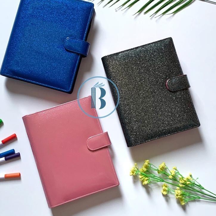 

X0ŧZ Bindermu READY Binder Pum Glitter Glossy Multiring 20ring A5 dan 26ring B5 ♦Model Terkini