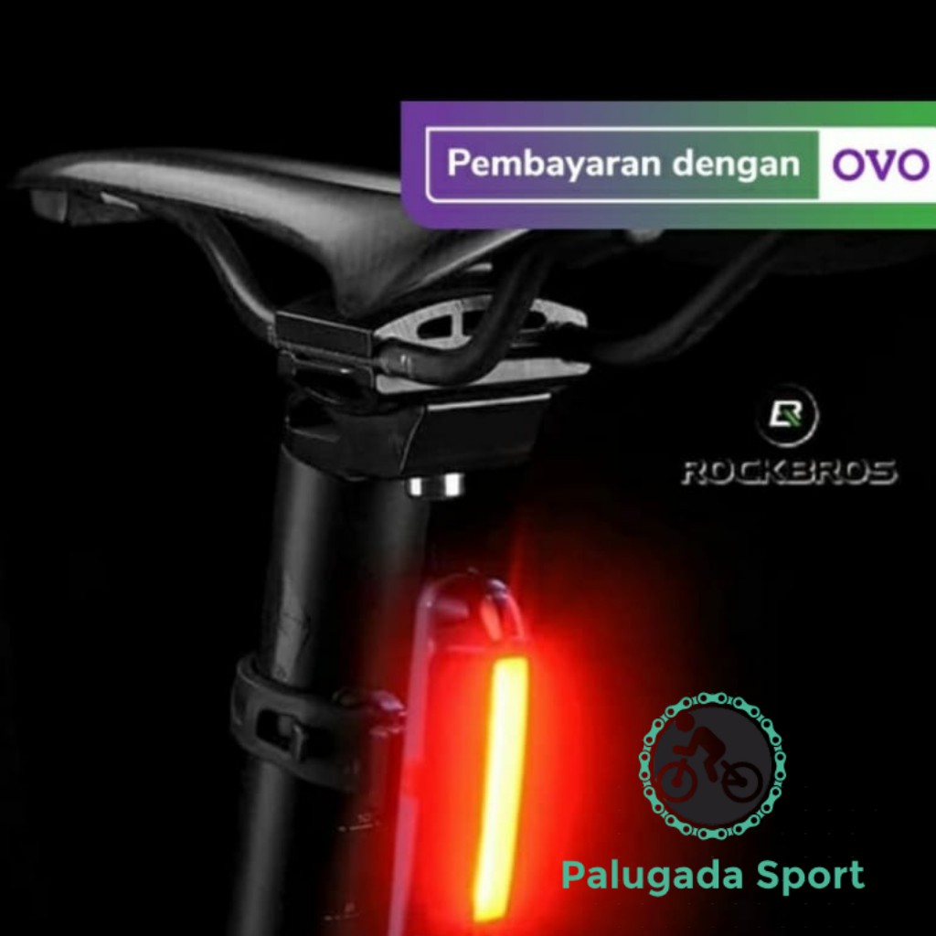 Lampu mtb aksesoris sepeda asesoris sepedah lampu sepeda usb lampu Rockbros