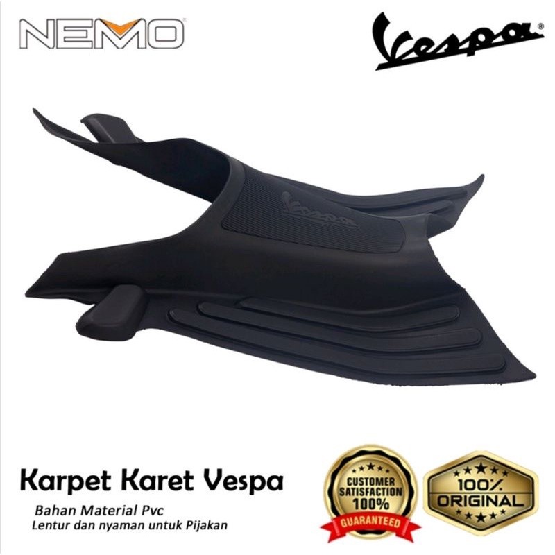 Floormat Floor Karpet Karet Vespa Sprint Primavera Hitam Nemo