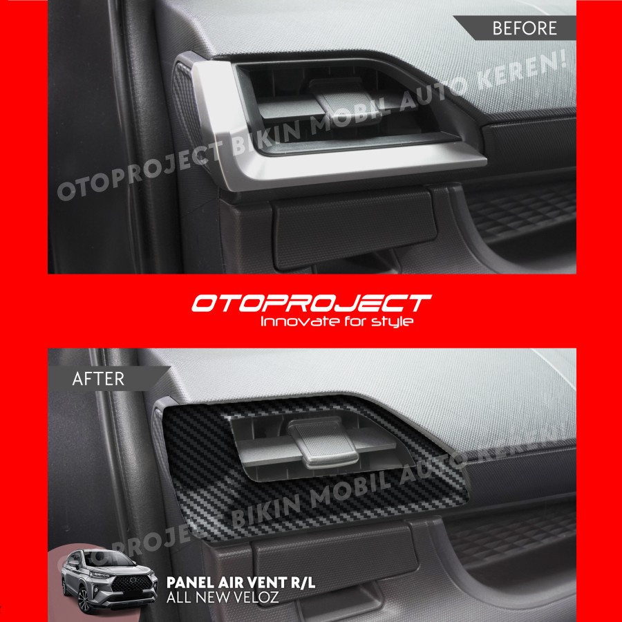 Panel Cover Side Vent Ac Front Mobil All New Avanza Xenia Veloz 2022