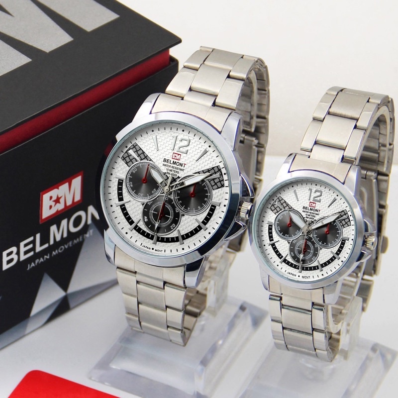 Jam Tangan Couple Rantai BELMONT BM 6009