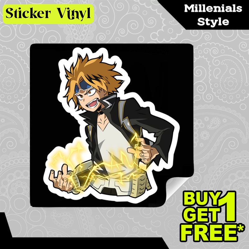 

Stiker Sticker My Hero Academia Denki Kaminari Karakter Anime Jepang Aesthetic Bahan Vinyl Satuan Anti Air