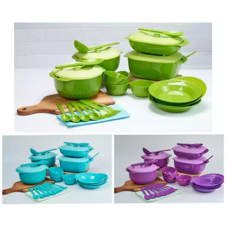 Prasmanan CPM Ariana Serving Set Of 16 Pcs / Wadah Saji Ariana Set / Tempat Makan Prasmanan CPM Ariana 11