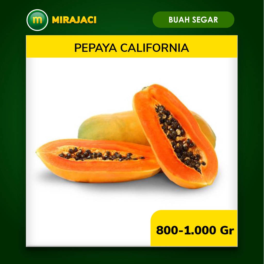 Buah Pepaya California Segar (1 Buah) Bandung Kota Promo Manis Diskon