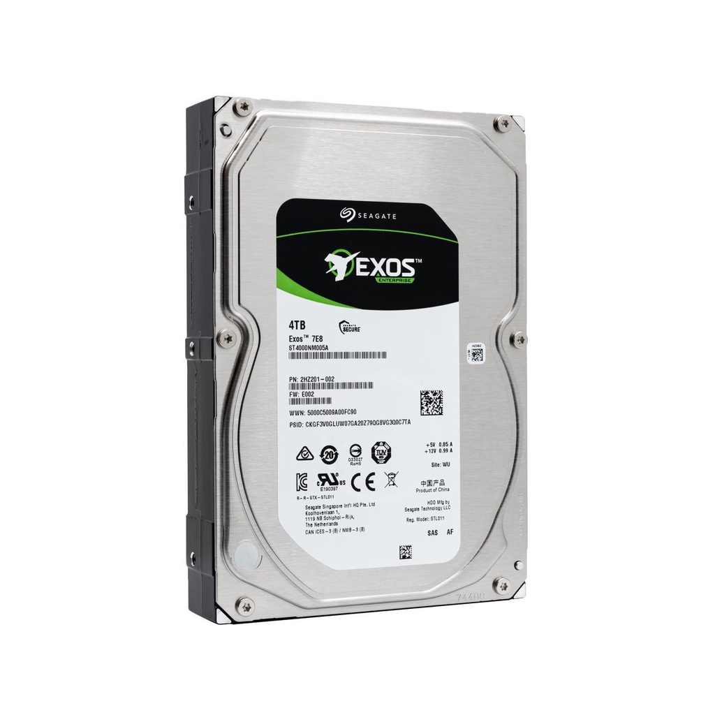 SEAGATE EXOS 7E8 4TB 3.5&quot; 7200RPM 256MB SAS