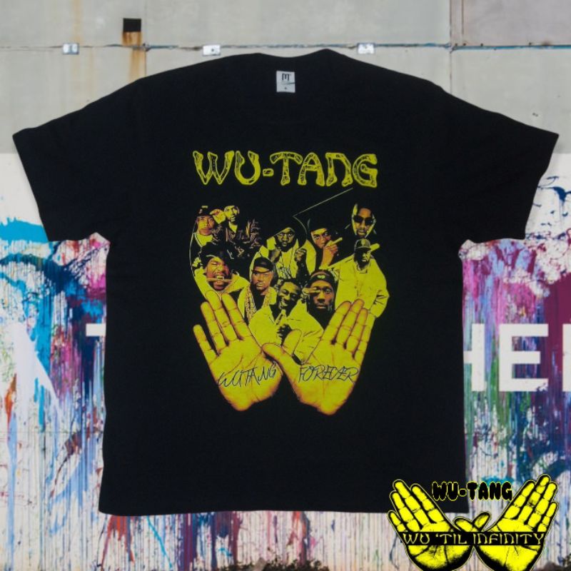 Wu-Tang Clan Rap Tee/Kaos Musik Rap Hip-Hop Wu-Tang Clan Unisex Oversize