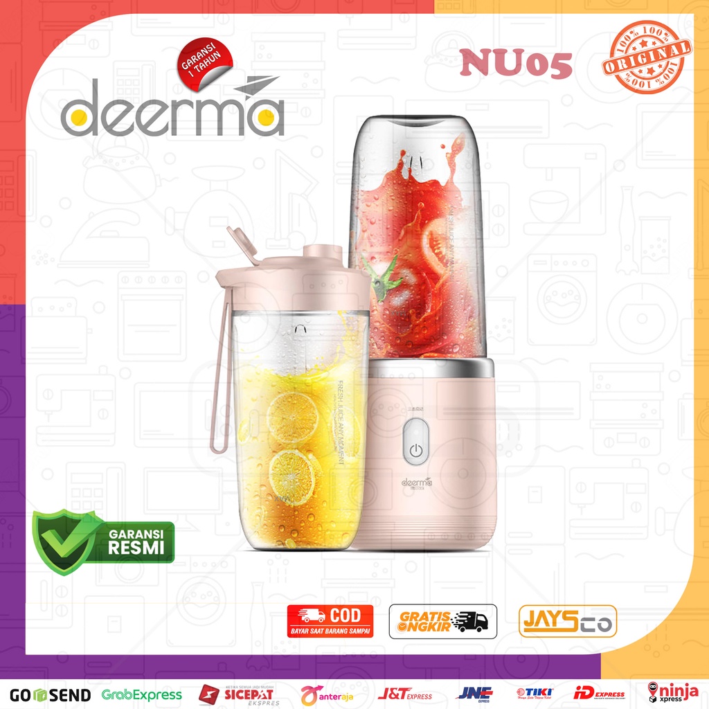 Deerma Electric Juicer Cup Blender 400ML Mi NU05 Juice