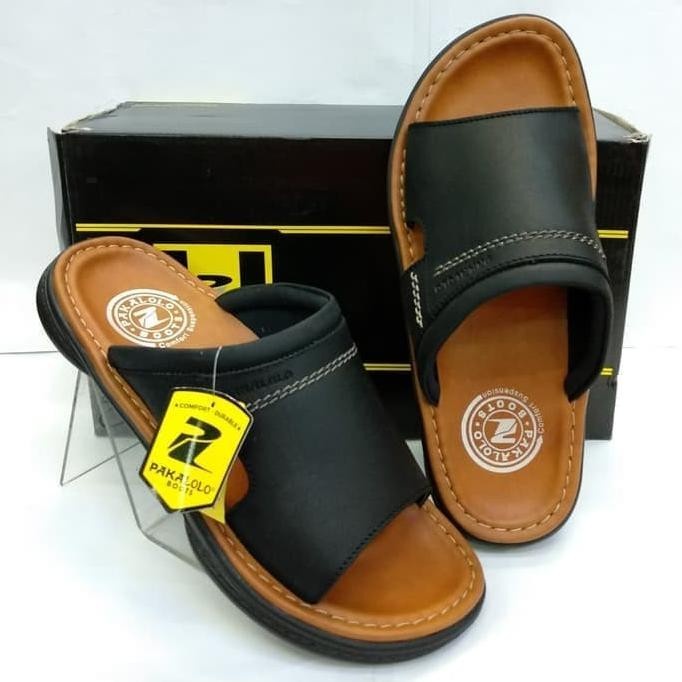 Sandal Kulit Pakalolo N0873 - Black