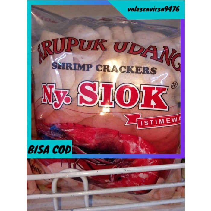 

⭐BISA COD⭐ Ny. Siok Kerupuk Udang Oval