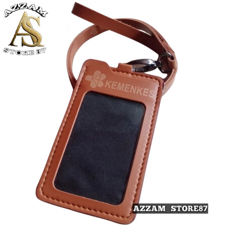 

Holder ID Card - Tali Lanyard Nametag Model Logo KEMENKES
