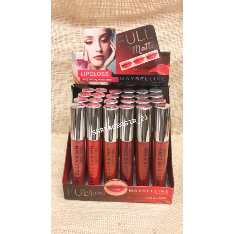 [12PCS] LIPCREAM MAYBELLINE MATTE 6020 / 5693