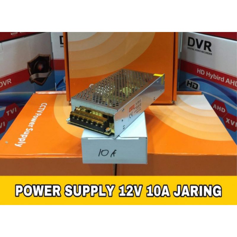 POWER SUPPLY 12V 10A JARING/SUPPLY CCTV