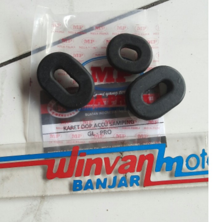 Karet tutup box accu Dop Body Tutup Aki Accu Honda GL Max GL 100 GL Pro Neotech Mega Pro Megapro