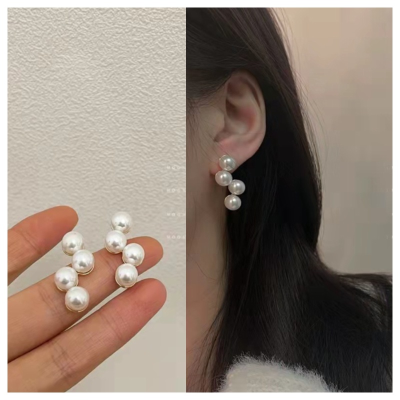 Anting Gantung Panjang Model Peri Dengan Mutiara Untuk Wanita