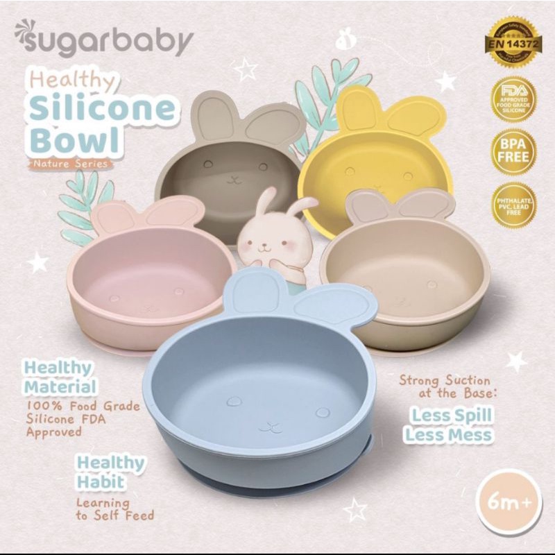 Sugar Baby Healthy Silicone Bowl