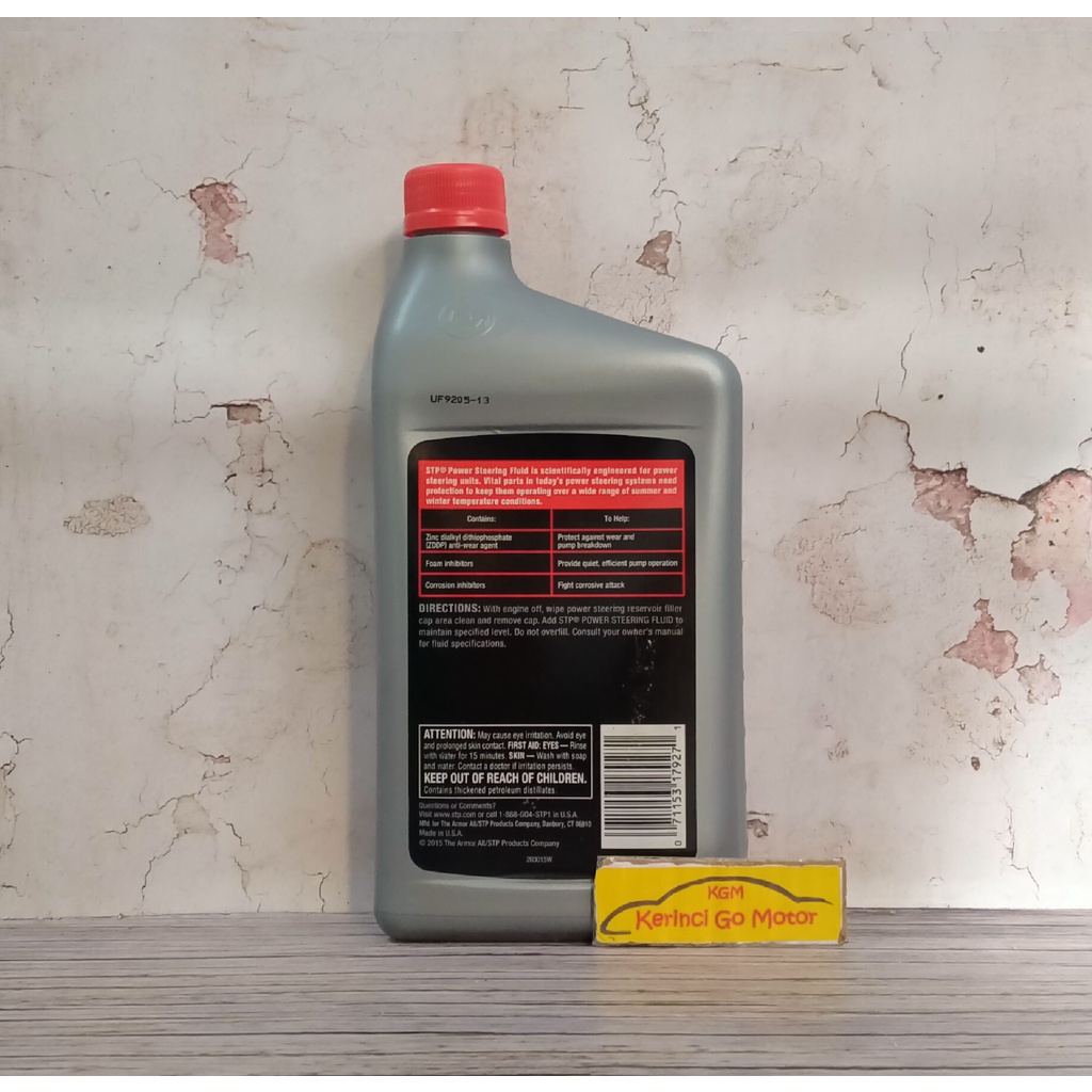 STP POWER STEERING FLUID 946ml MERAH - OLI POWER STEERING STP 1L