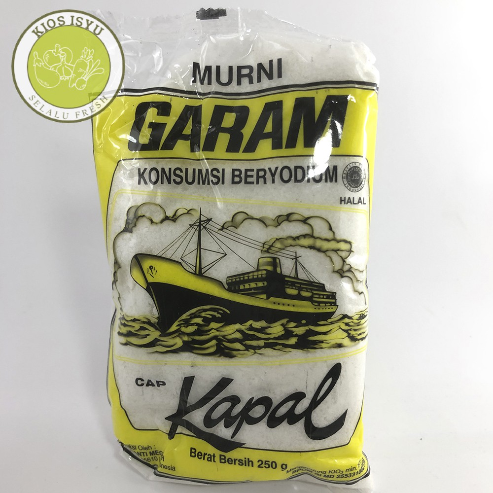 

Garam Konsumsi Beryodium Cap Kapal 250 gr