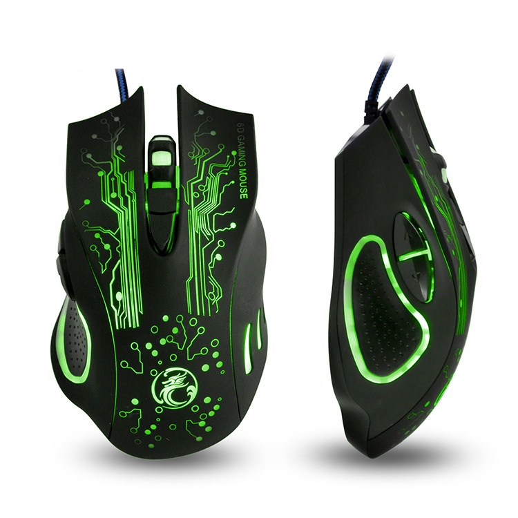 Mouse Gaming Optical Warna-Warni Dengan Kabel Usb