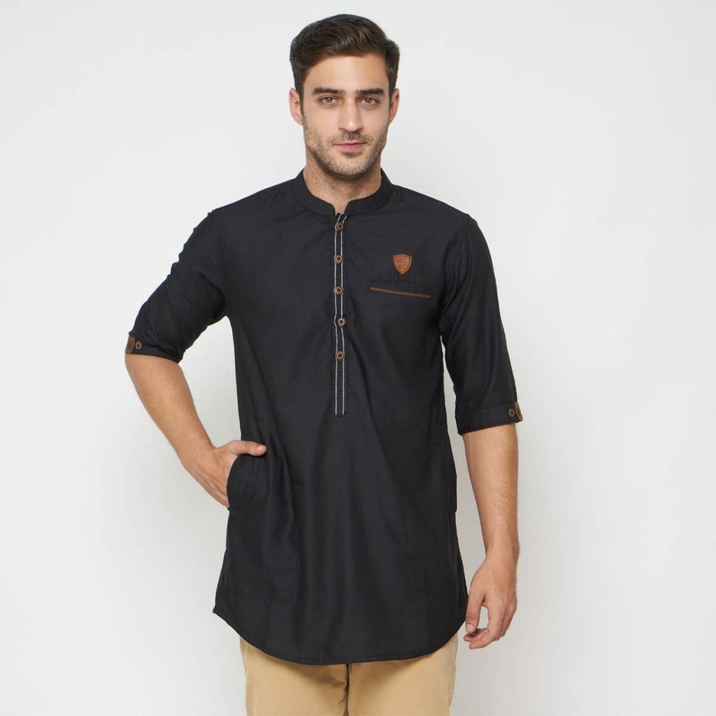 BAJU KOKO KURTA PAKISTAN PAKAIAN MUSLIM PRIA BAHAN TOYOBO WARNA