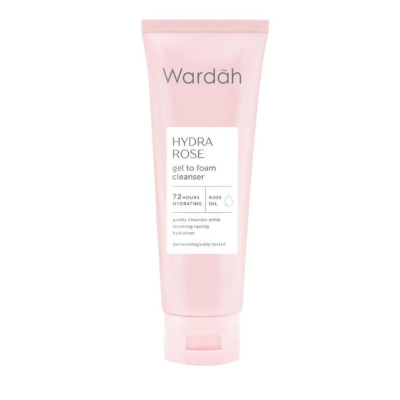 Wardah Hydra Rose Gel to Foam Cleanser